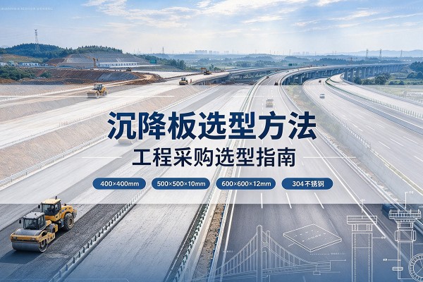 武功沉降板选择方法