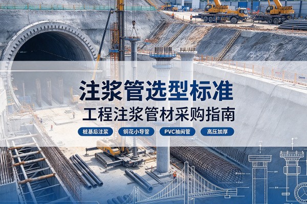 武功注浆管选型标准