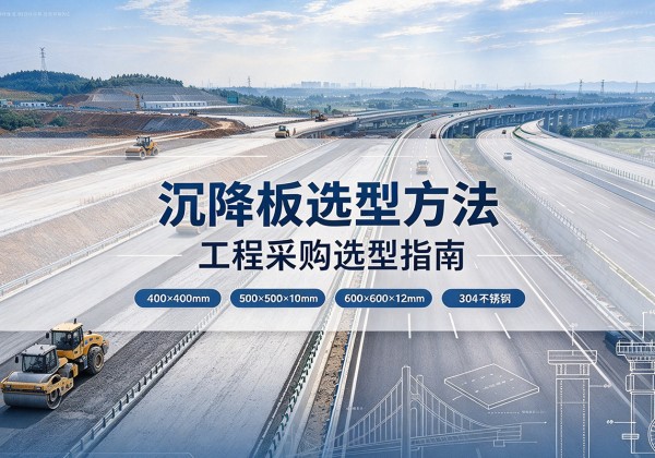 武功沉降板选择方法
